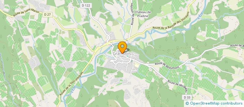 localisation de l'entreprise GILODIL  LA BASTIDE-DES-JOURDANS