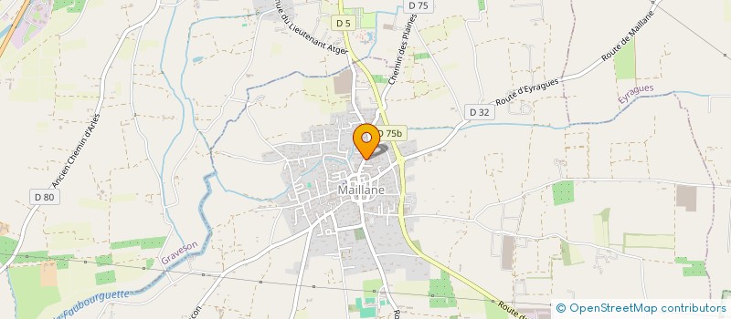 localisation de l'entreprise GILOFA  MAILLANE