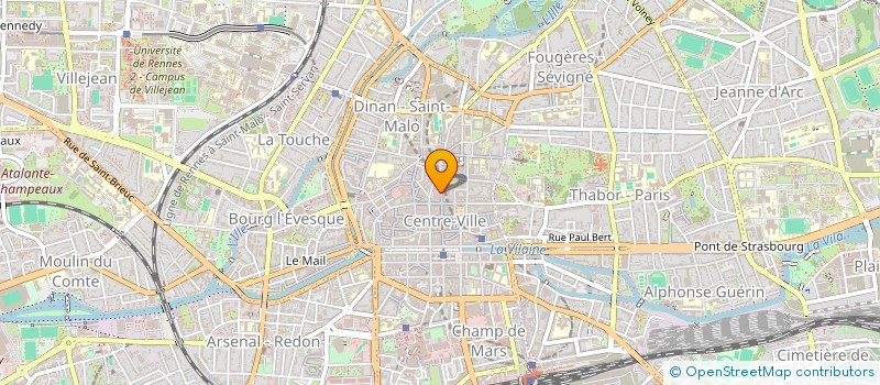 localisation de l'entreprise GILOR à RENNES