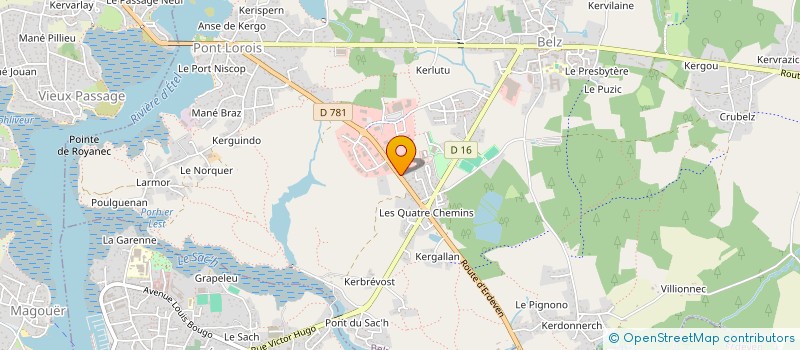 localisation de l'entreprise GILOU  BELZ