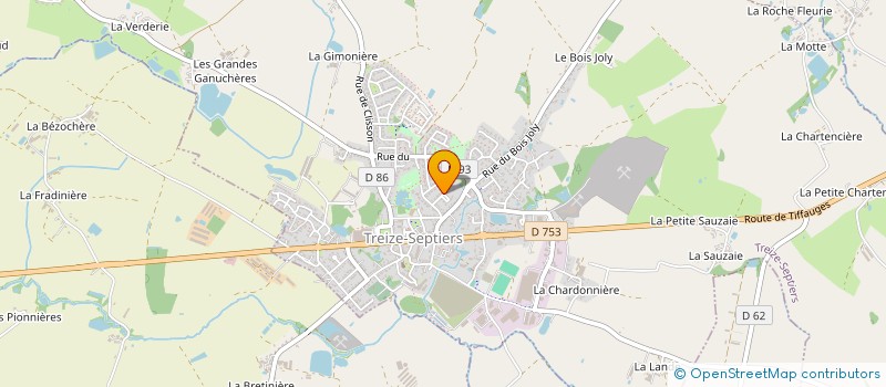 localisation de l'entreprise GILOVILE1 à TREIZE-SEPTIERS