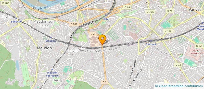localisation de l'entreprise GILPIN SARL à CLAMART