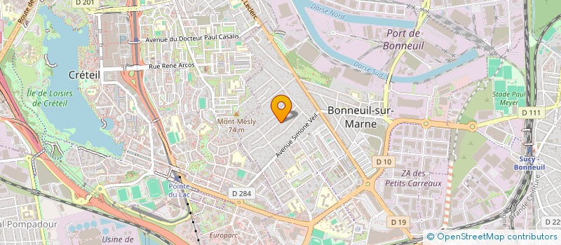 localisation de l'entreprise GILRO  BONNEUIL-SUR-MARNE