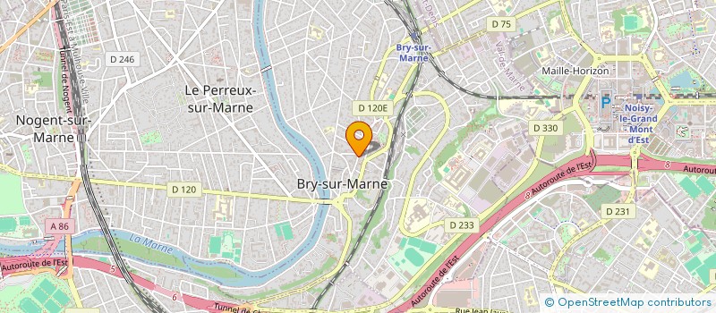 localisation de l'entreprise GILROM à BRY-SUR-MARNE