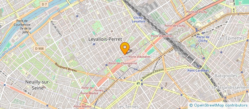 localisation de l'entreprise GILS INVEST à LEVALLOIS-PERRET