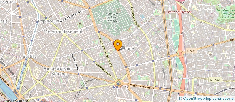 localisation de l'entreprise GILSICOM à PARIS