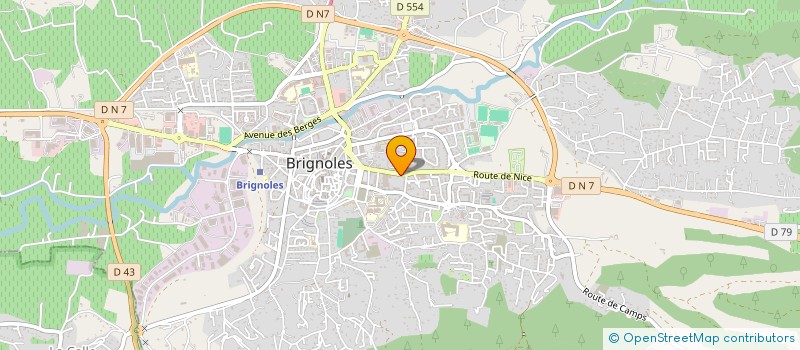 localisation de l'entreprise GILSS  BRIGNOLES