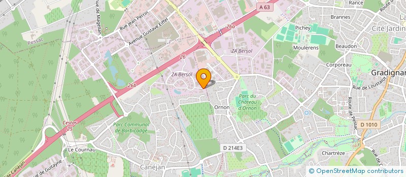 localisation de l'entreprise GILT à CANEJAN