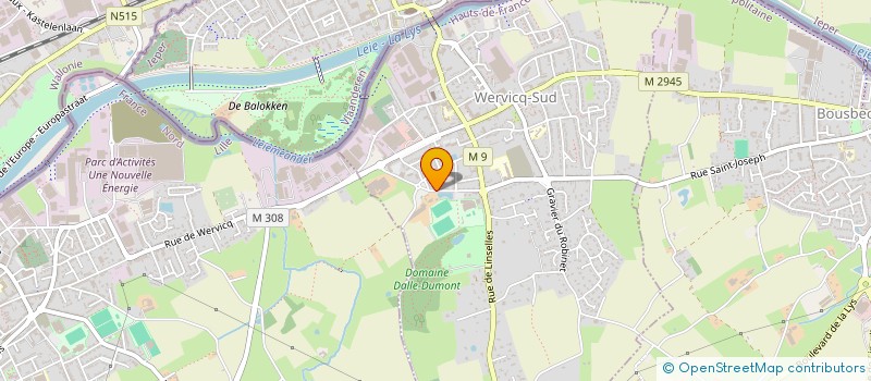 localisation de l'entreprise GILTERME à WERVICQ-SUD