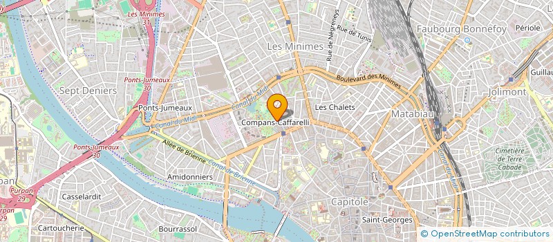 localisation de l'entreprise GILVAINE  TOULOUSE