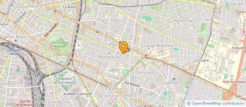 localisation de l'entreprise GILVER  LYON