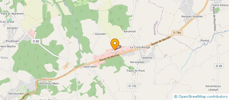 localisation de l'entreprise GILYAN  PLOUMILLIAU