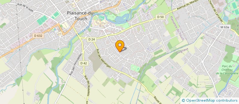 localisation de l'entreprise GIM BATIMENT à PLAISANCE-DU-TOUCH