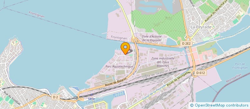 localisation de l'entreprise GIM'NAUTIC à SETE