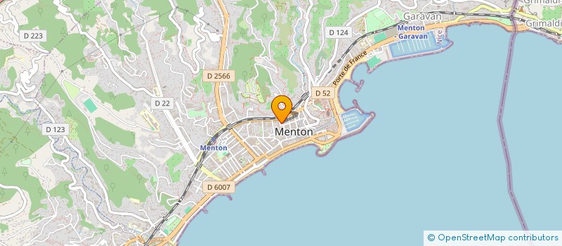 localisation de l'entreprise GIM SCI GESTION IMMOBILIER à MENTON