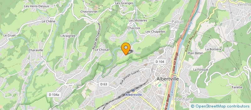 localisation de l'entreprise GIM SERVICES  PALLUD