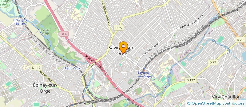 localisation de l'entreprise GIMA à SAVIGNY-SUR-ORGE