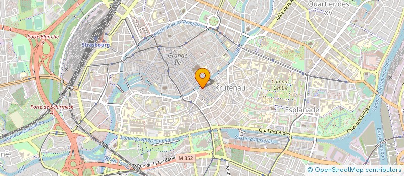 localisation de l'entreprise GIMA à STRASBOURG