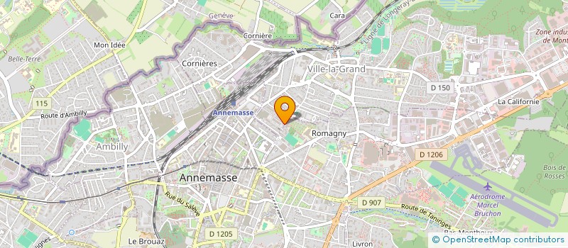 localisation de l'entreprise GIMA  VILLE-LA-GRAND