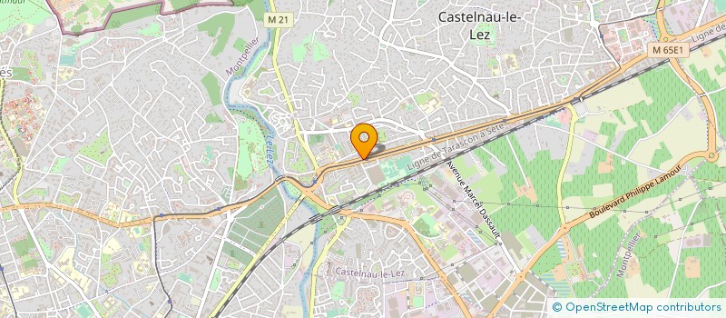 localisation de l'entreprise GIMA INTERIM à CASTELNAU-LE-LEZ