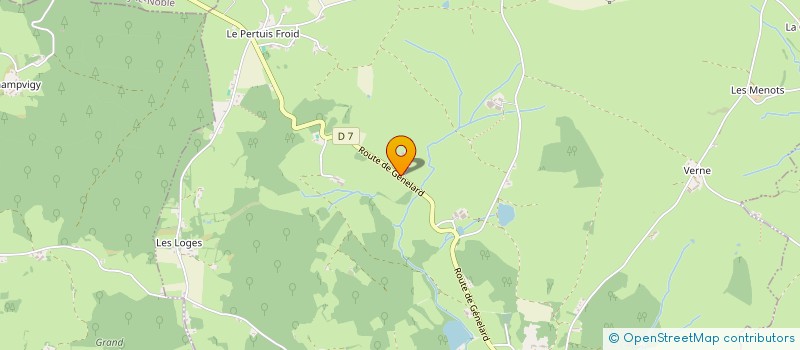 localisation de l'entreprise GIMA LIVESTOCK  MARTIGNY-LE-COMTE