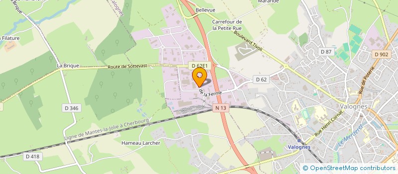 localisation de l'entreprise GIMA SERVICES à VALOGNES