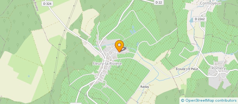 localisation de l'entreprise GIMACOME  FLEURY-LA-RIVIERE