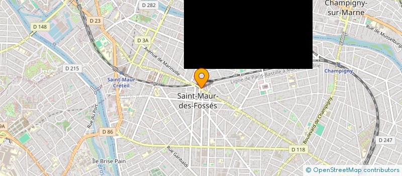 localisation de l'entreprise GIMAEX INTERNATIONAL  SAINT-MAUR-DES-FOSSES