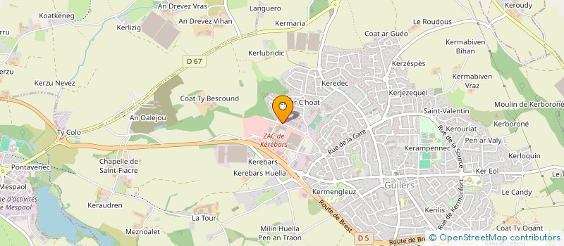 localisation de l'entreprise GIMAFLO  GUILERS