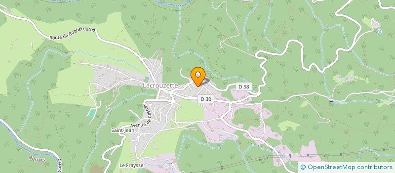 localisation de l'entreprise GIMAGAMA  LACROUZETTE