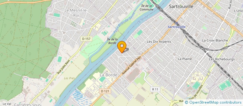 localisation de l'entreprise GIMAJ  MONTESSON