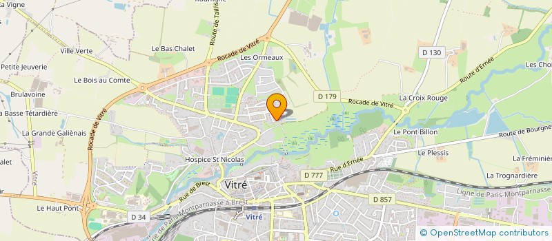 localisation de l'entreprise GIMALINA  VITRE
