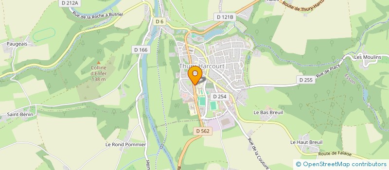 localisation de l'entreprise GIMASA à THURY-HARCOURT-LE-HOM