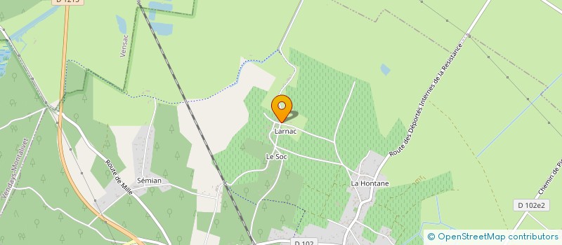 localisation de l'entreprise GIMBERT MEDOC ATLANTIQUE à QUEYRAC