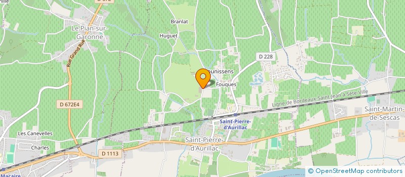 localisation de l'entreprise GIMBRE  SAINT-PIERRE-D'AURILLAC