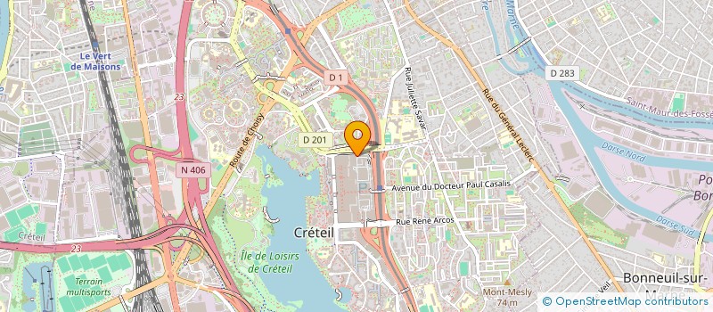 localisation de l'entreprise GIMCI  CRETEIL