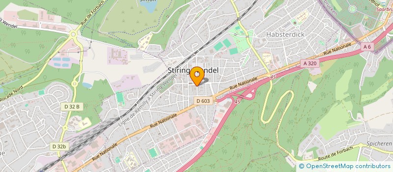 localisation de l'entreprise GIMEL  STIRING-WENDEL