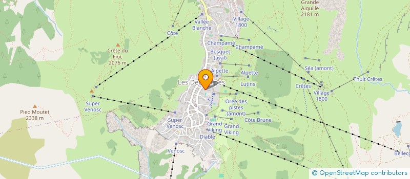 localisation de l'entreprise GIMENEZ INDIVISION à LES DEUX ALPES