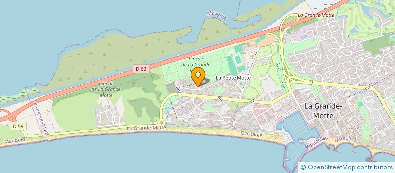 localisation de l'entreprise GIMENEZ MOTTE  LA GRANDE-MOTTE