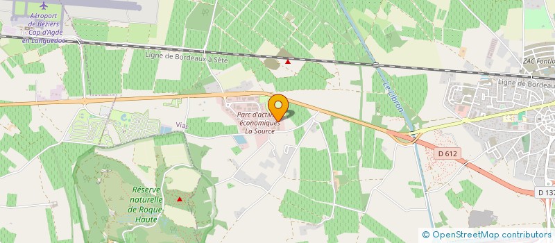 localisation de l'entreprise GIMENEZ RECUPERATION à VIAS