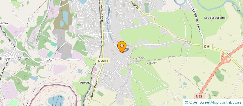 localisation de l'entreprise GIMENEZ SARL  BLAYE-LES-MINES