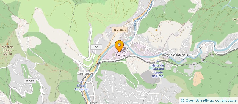 localisation de l'entreprise GIMENEZ TP  DRAP