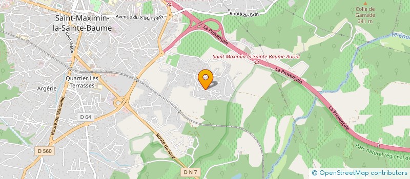 localisation de l'entreprise GIMENO à SAINT-MAXIMIN-LA-SAINTE-BAUME