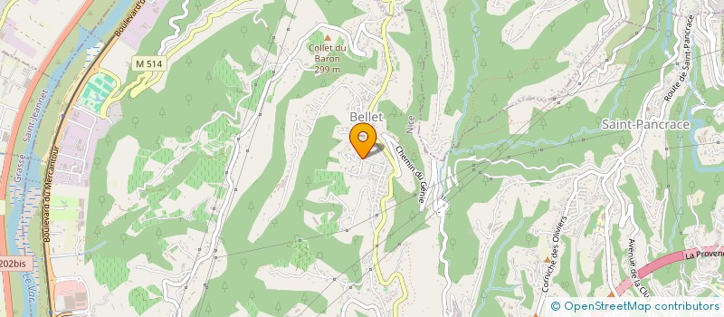 localisation de l'entreprise GIMEOL  NICE