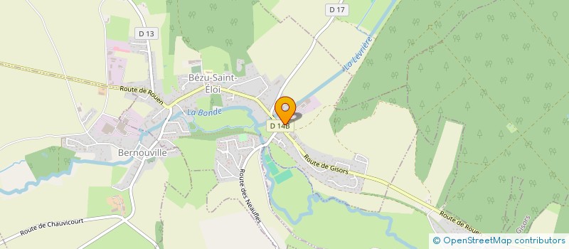 localisation de l'entreprise GIMER SEBASTIEN  BEZU-SAINT-ELOI