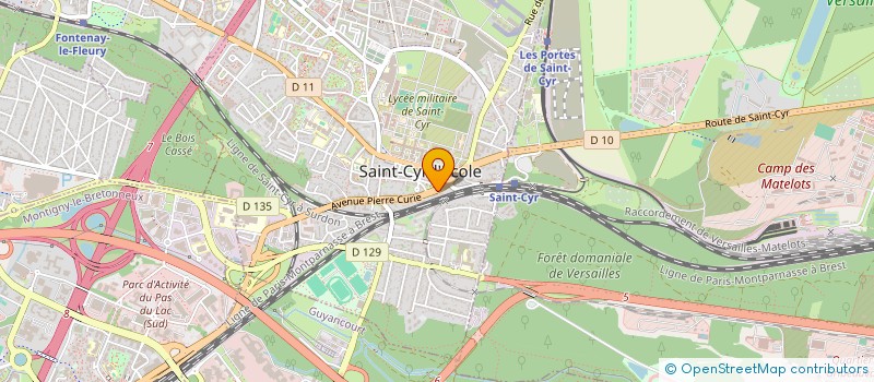 localisation de l'entreprise GIMET AUTO à SAINT-CYR-L'ECOLE