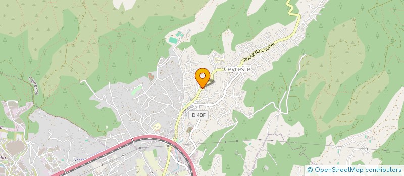 localisation de l'entreprise GIMETTE DEVELOPPEMENT à CEYRESTE