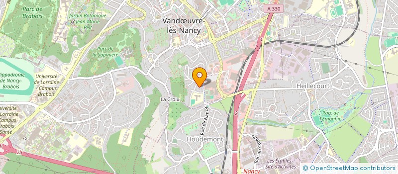 localisation de l'entreprise GIMEXCO  VANDUVRE-LES-NANCY