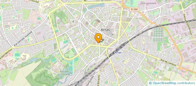 localisation de l'entreprise GIMI à ARRAS