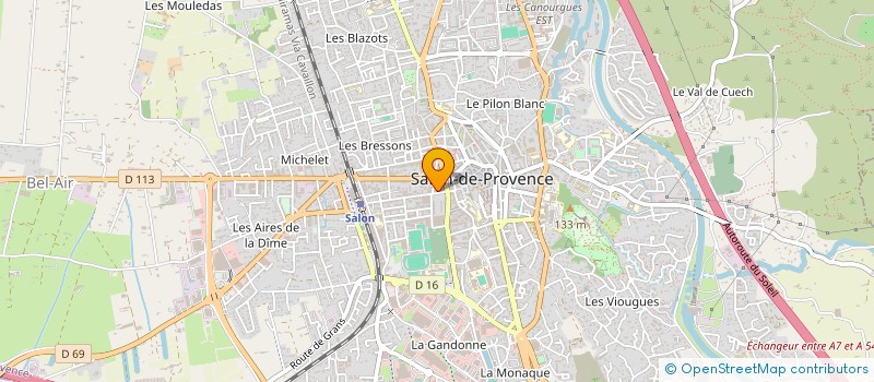 localisation de l'entreprise GIMI à SALON-DE-PROVENCE
